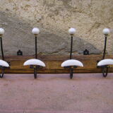 Vintage wall coat rack