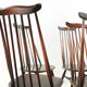 Set of eight vintage Ercol elm & beech Goldsmiths dining chairs mid century