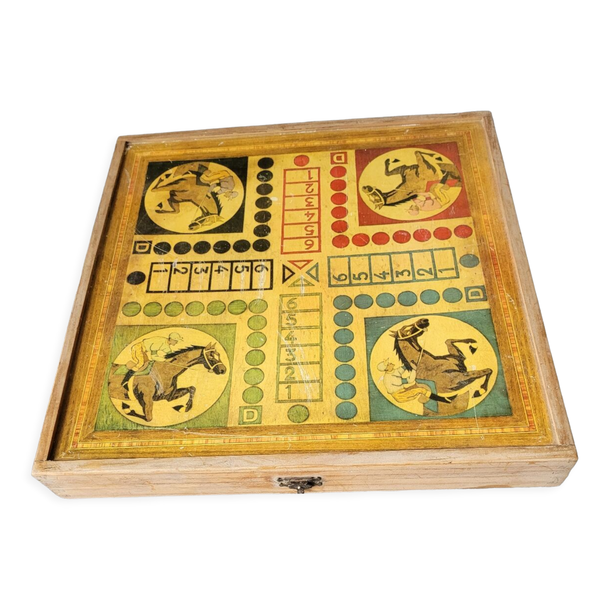 Ancient game of small wooden horses