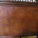 Rare vintage meuble de bar étagère bois rotin tressé années 80 rétro