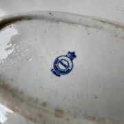 Old bowl in semi-porcelain England