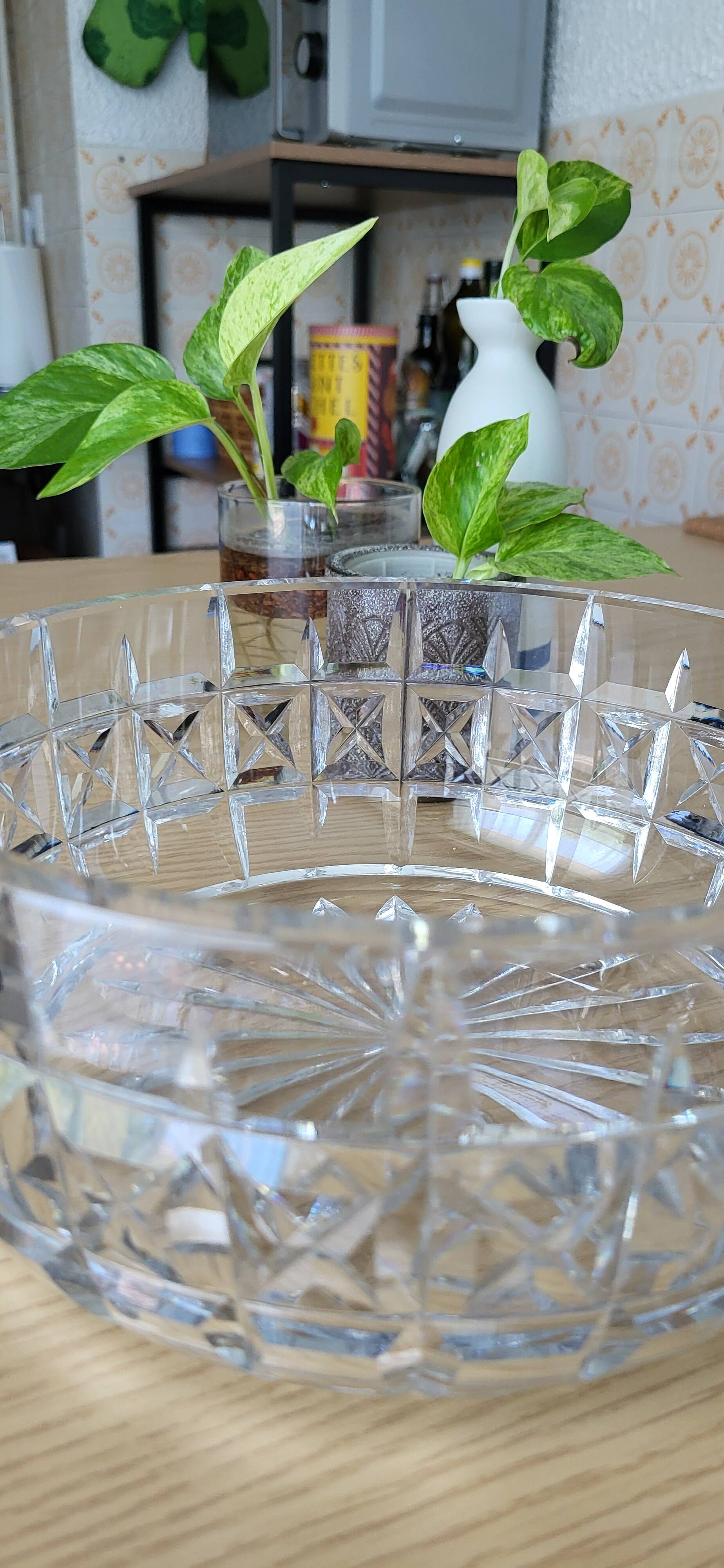 Saint-Louis crystal salad bowl