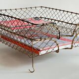 Stackable banks vintage brass wire