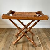 Folding stool in beech wood and mulching years 40-50