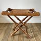 Folding stool in beech wood and mulching years 40-50