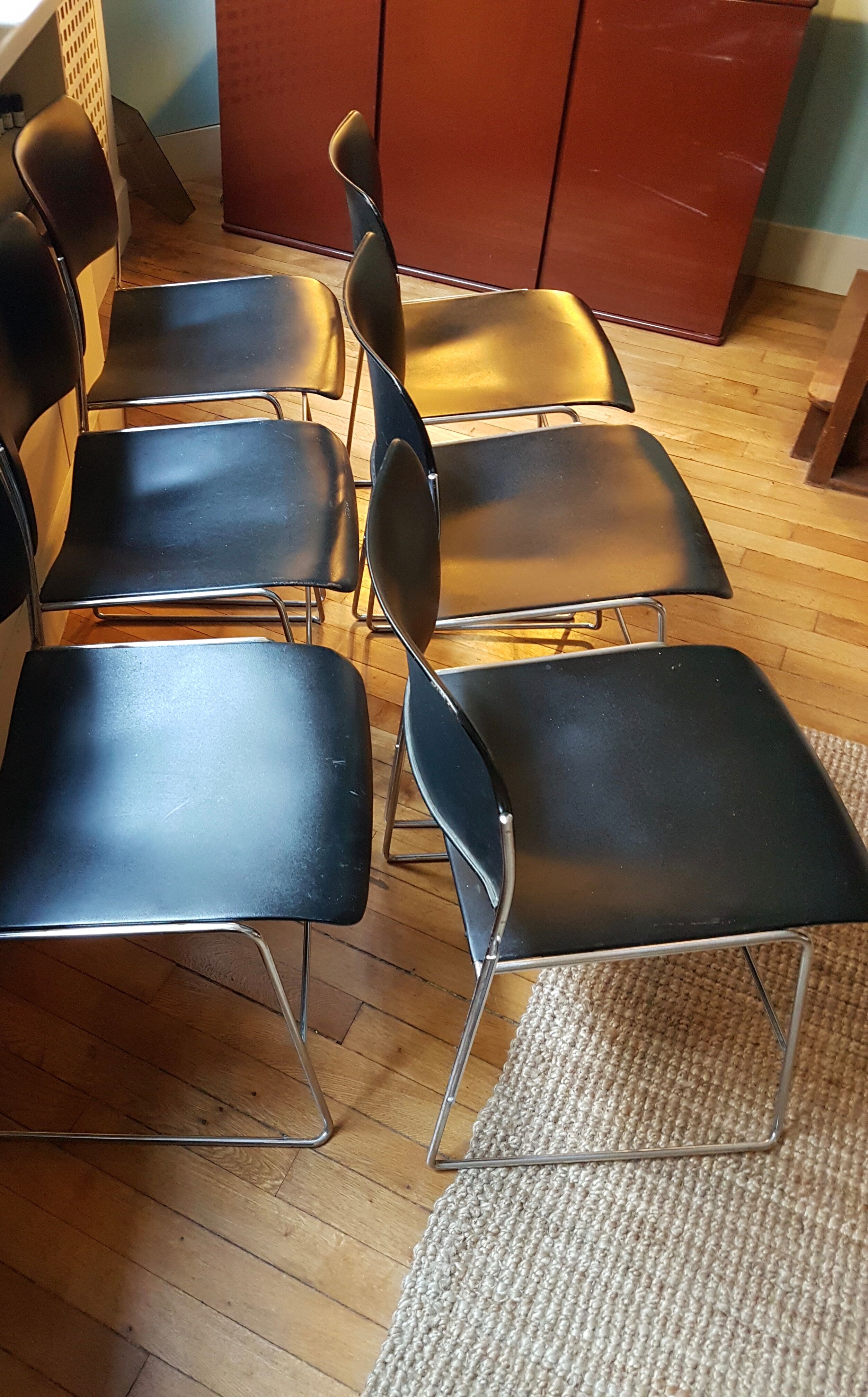 6 chairs 40/4 David Rolland