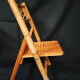 Folding bamboo chair for children