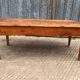 Antique cherry farmhouse table with 2 drawers and 1 pull-out