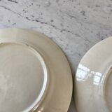 Set of 4 flat plates English style 60s