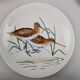 Gien service model birds in polychrome earthenware hand painted