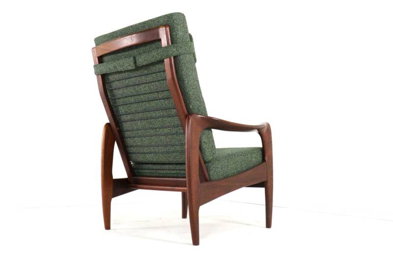 De Ster armchair men's model - dutch mid century modern design in teak