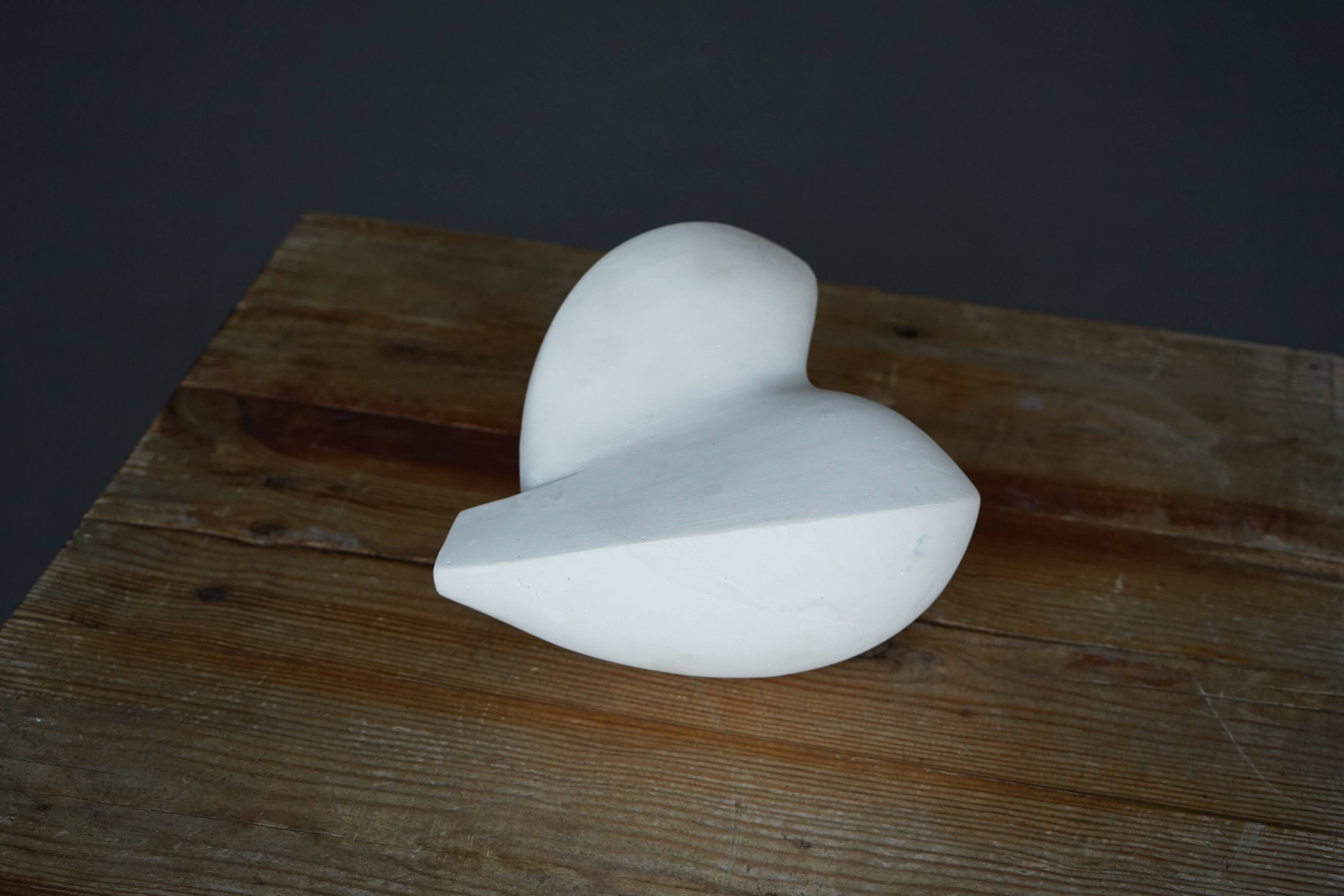 Small Abstract Plaster Sculpture, 1970s