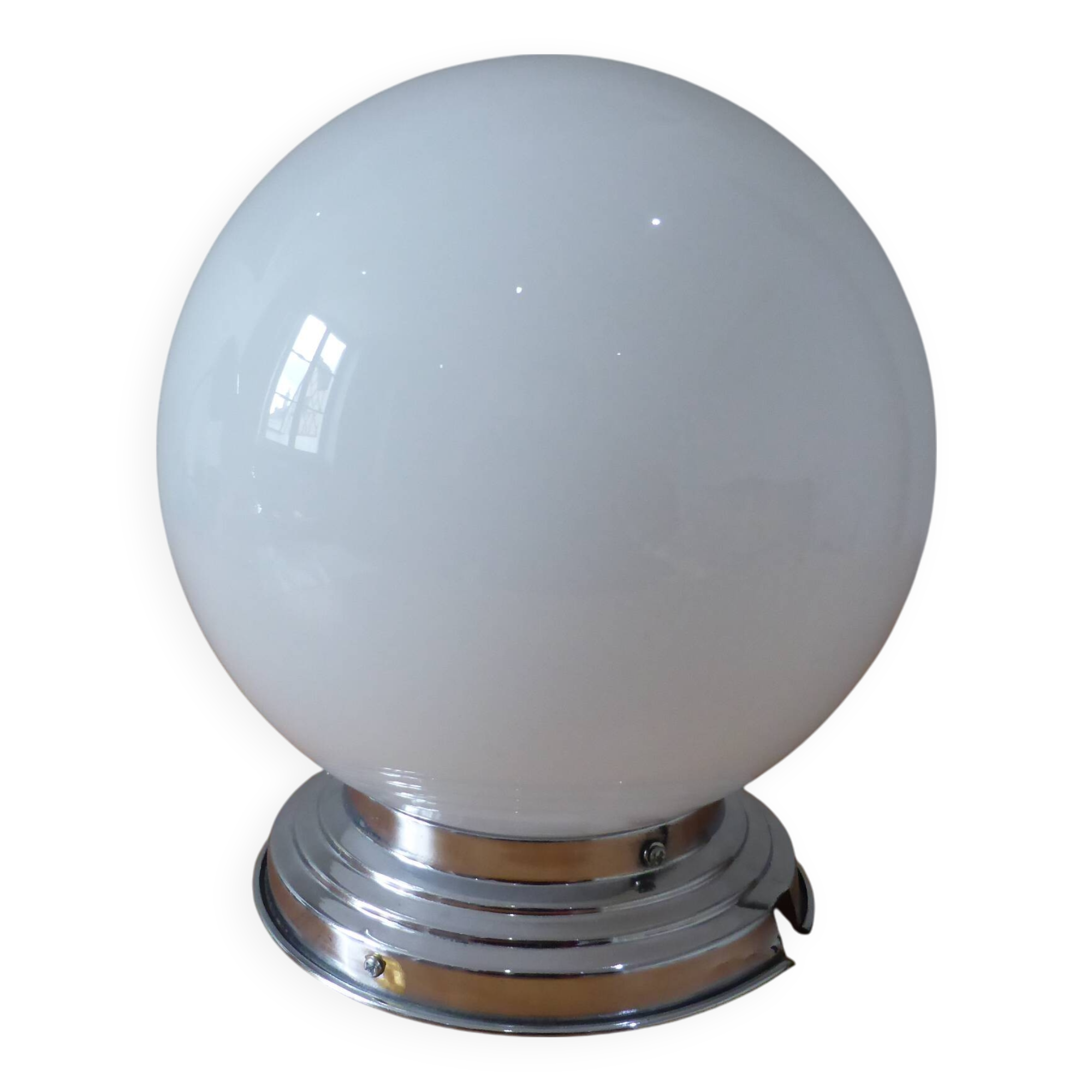vintage glass ball light fixture