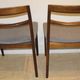 Pair of Scandinavian chairs by Henning Kjaernulf