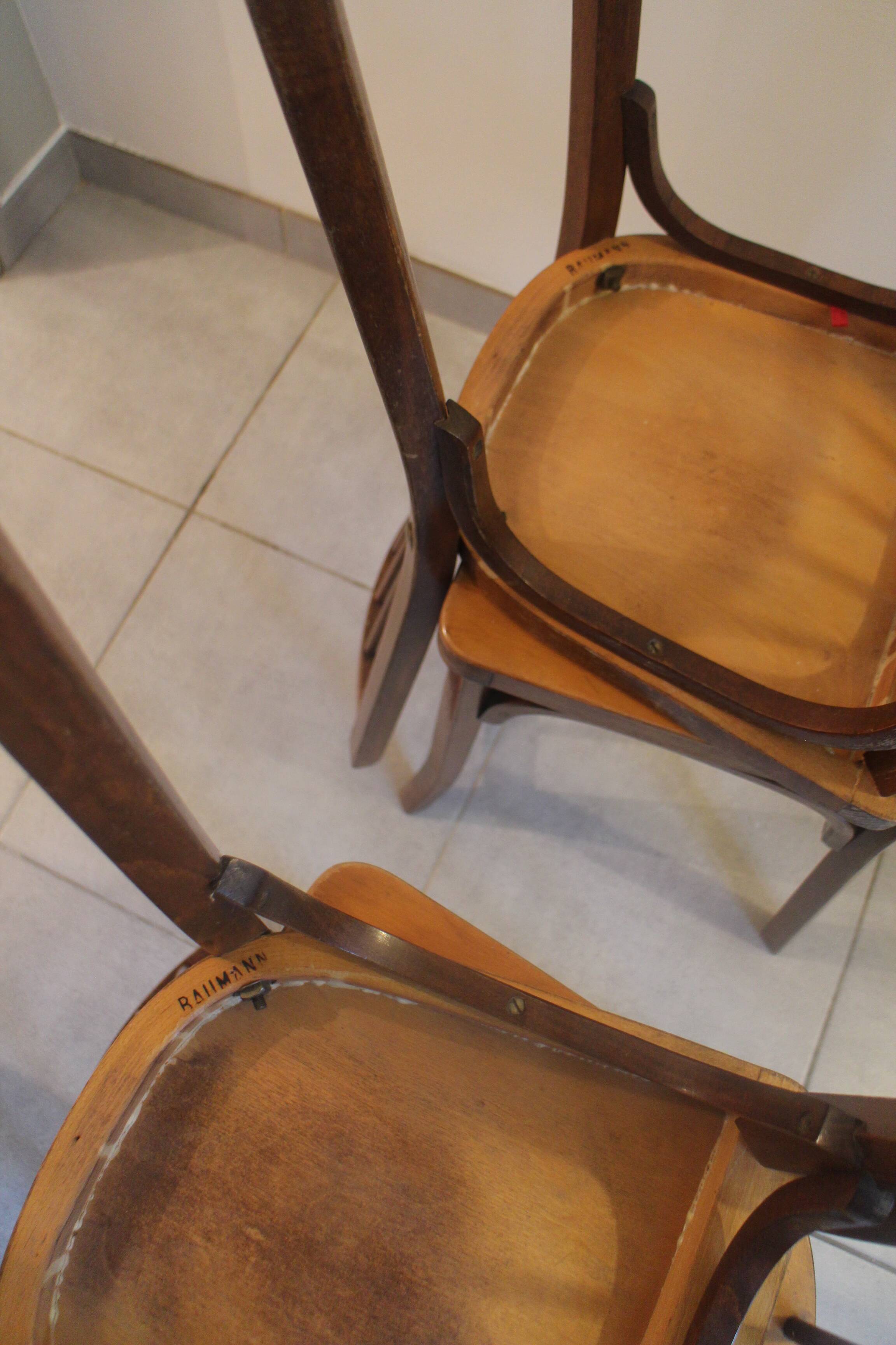 4 Baumann chairs