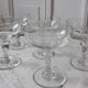 Lot of 5 20s crystal champagne glasses