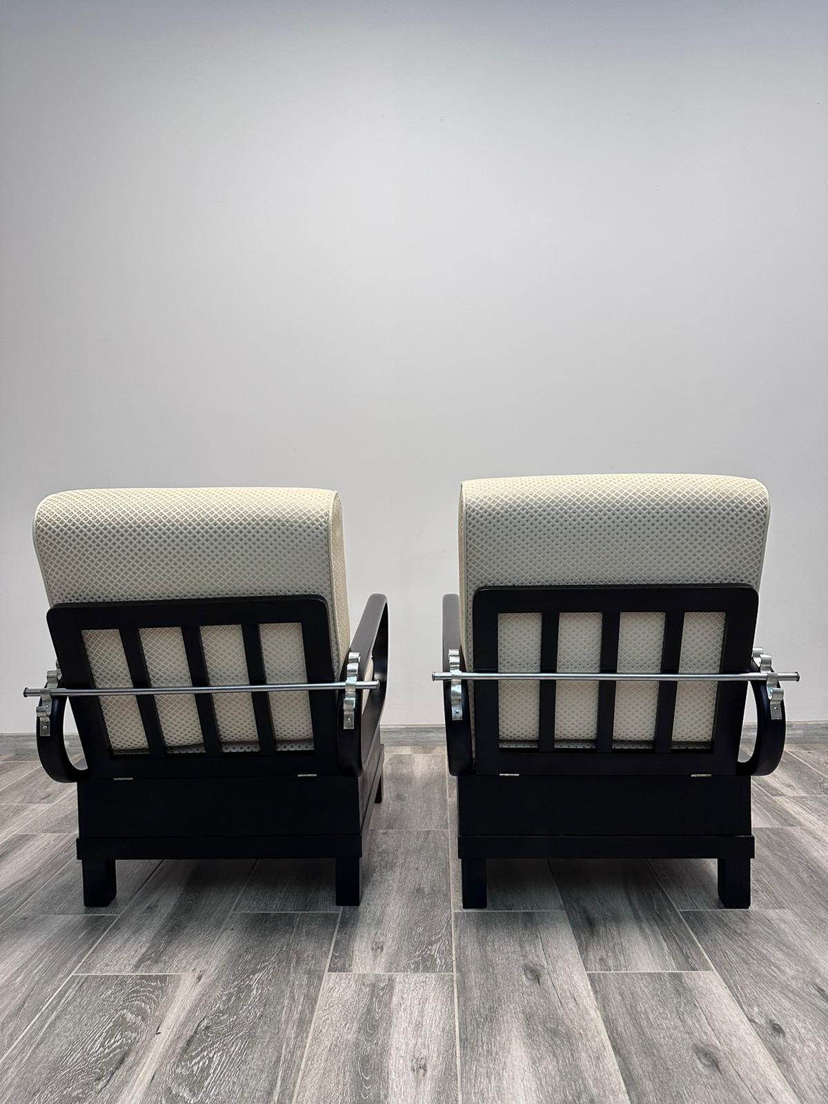 Pair of armchairs