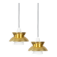 Pair of 2 Danish vintage lamps Doo Wop by Henning Klok, Louis Poulsen, 1940