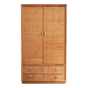 Bamboo wardrobe by Vivai Del Sud, 1970s