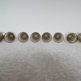 8 wine glasses in smoked glass 10cl