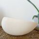 Large vintage shell in glazed ceramic