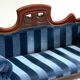 Antique Victorian chaise longue / méridienne