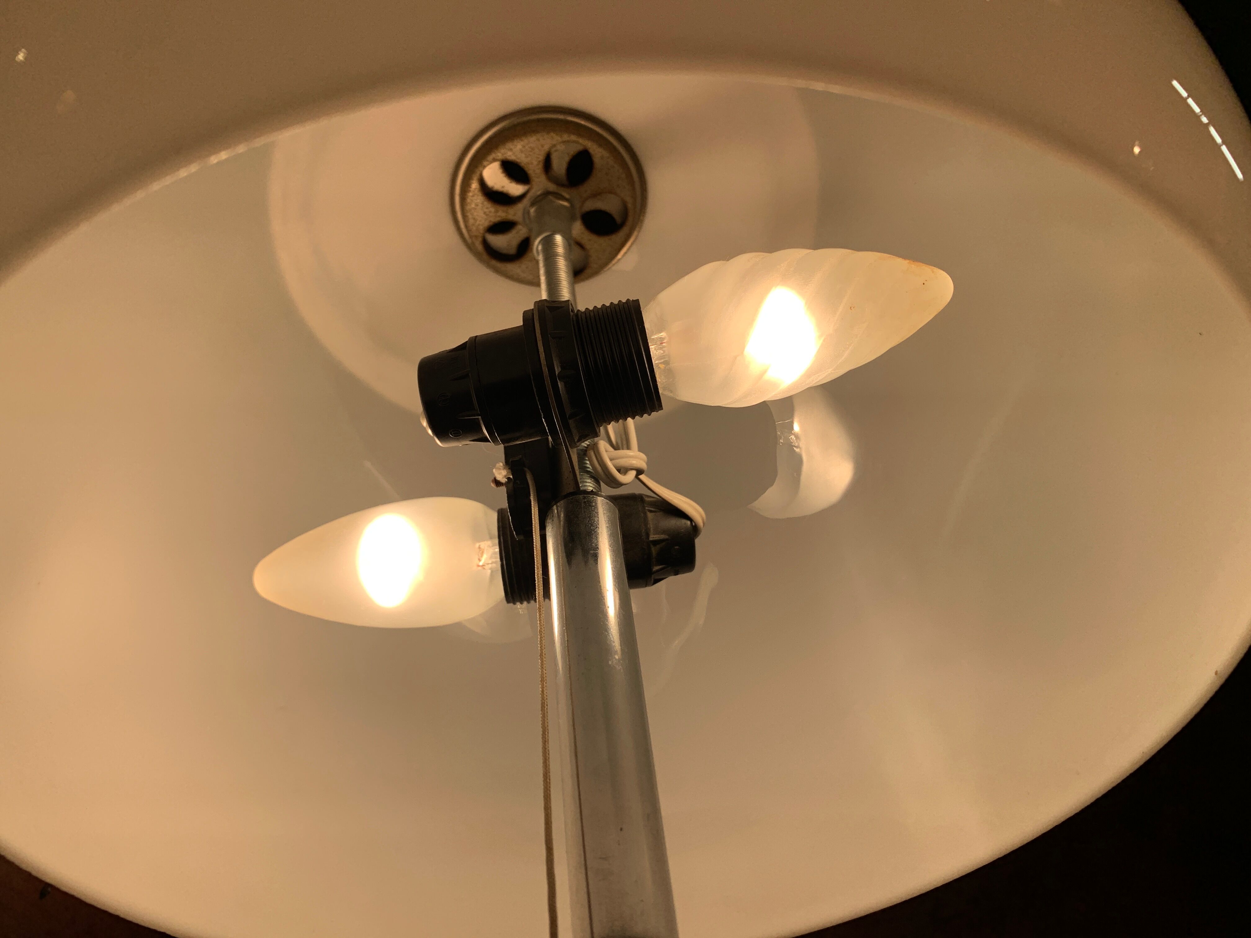 Vintage mushroom lamp