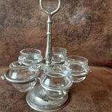 Glass tealight holder
