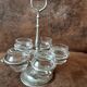 Glass tealight holder