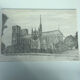 Lithographie Notre Dame de Paris