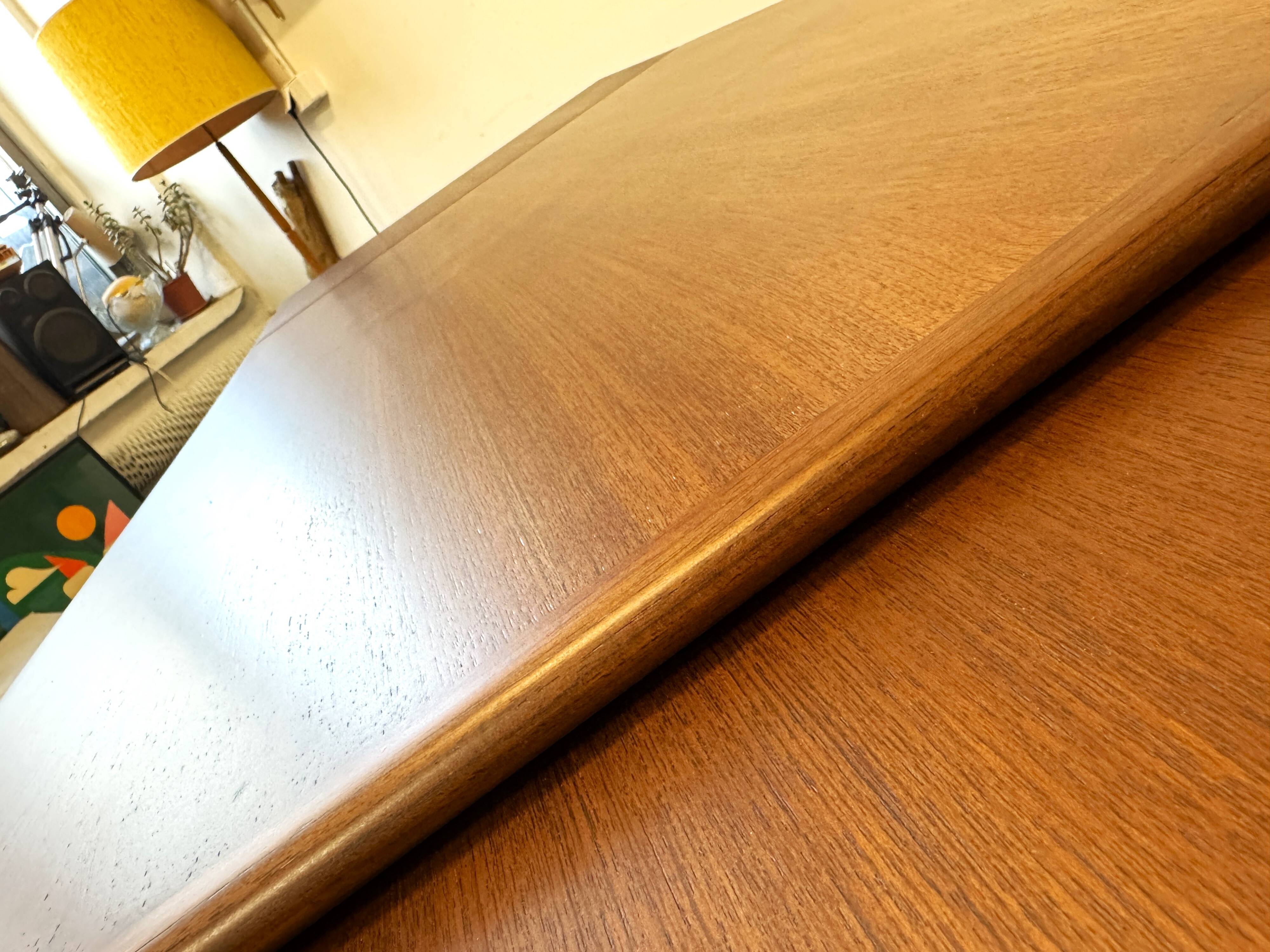 Extendable teak table, Denmark 1960s/1970s, mid-c vntg