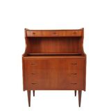 Danish teak secretary