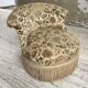 Fauteuil napoléon fleuri XIXème