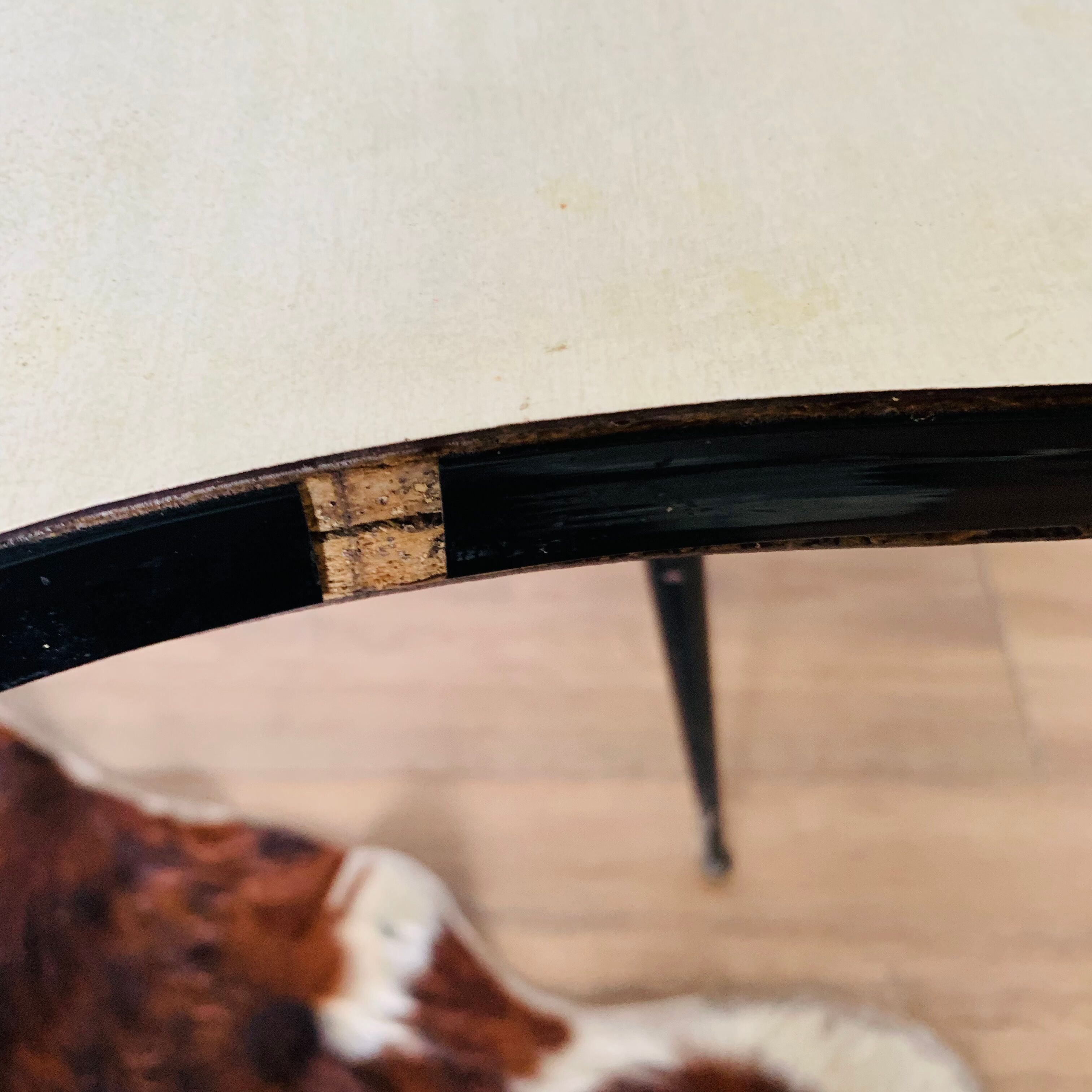 Vintage bean-shaped coffee table