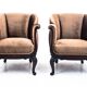 Paire de fauteuils anciens, Europe du Nord, vers 1890.