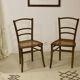 Pair of bistro chairs with canework. Ref Brunelle