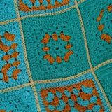 Crochet plaid, Granny squares