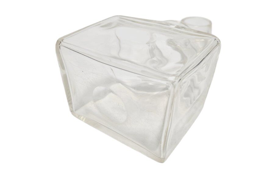 Biedermeier crystal tea box, Germany, 1890s