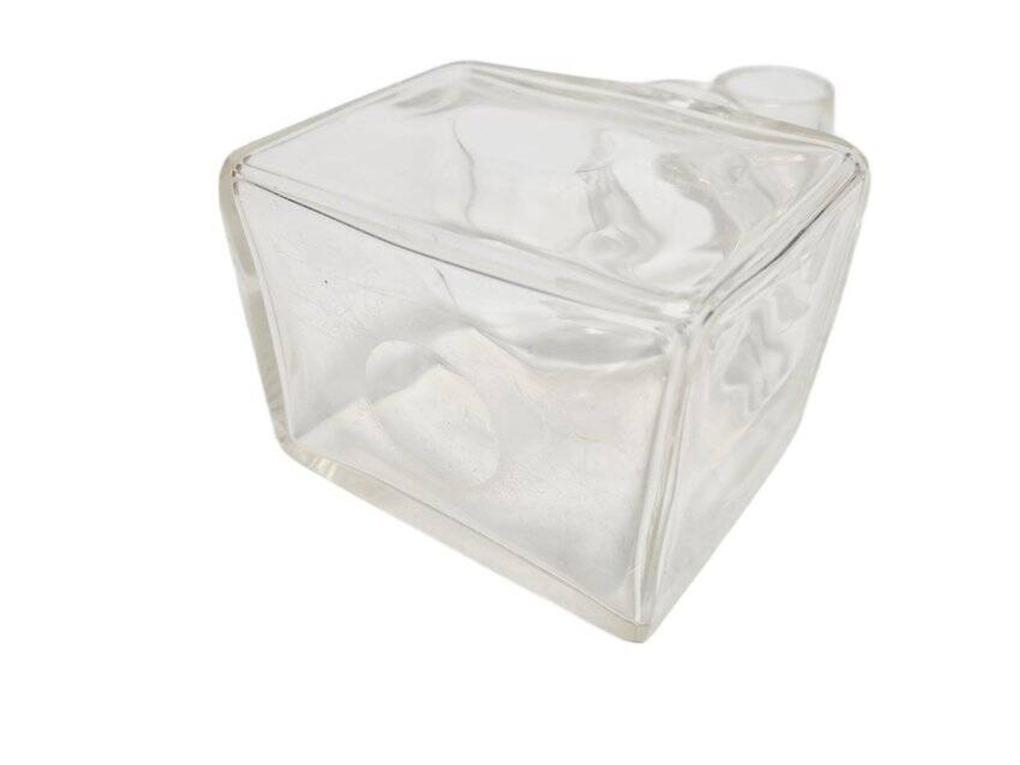 Biedermeier crystal tea box, Germany, 1890s
