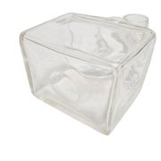 Biedermeier crystal tea box, Germany, 1890s