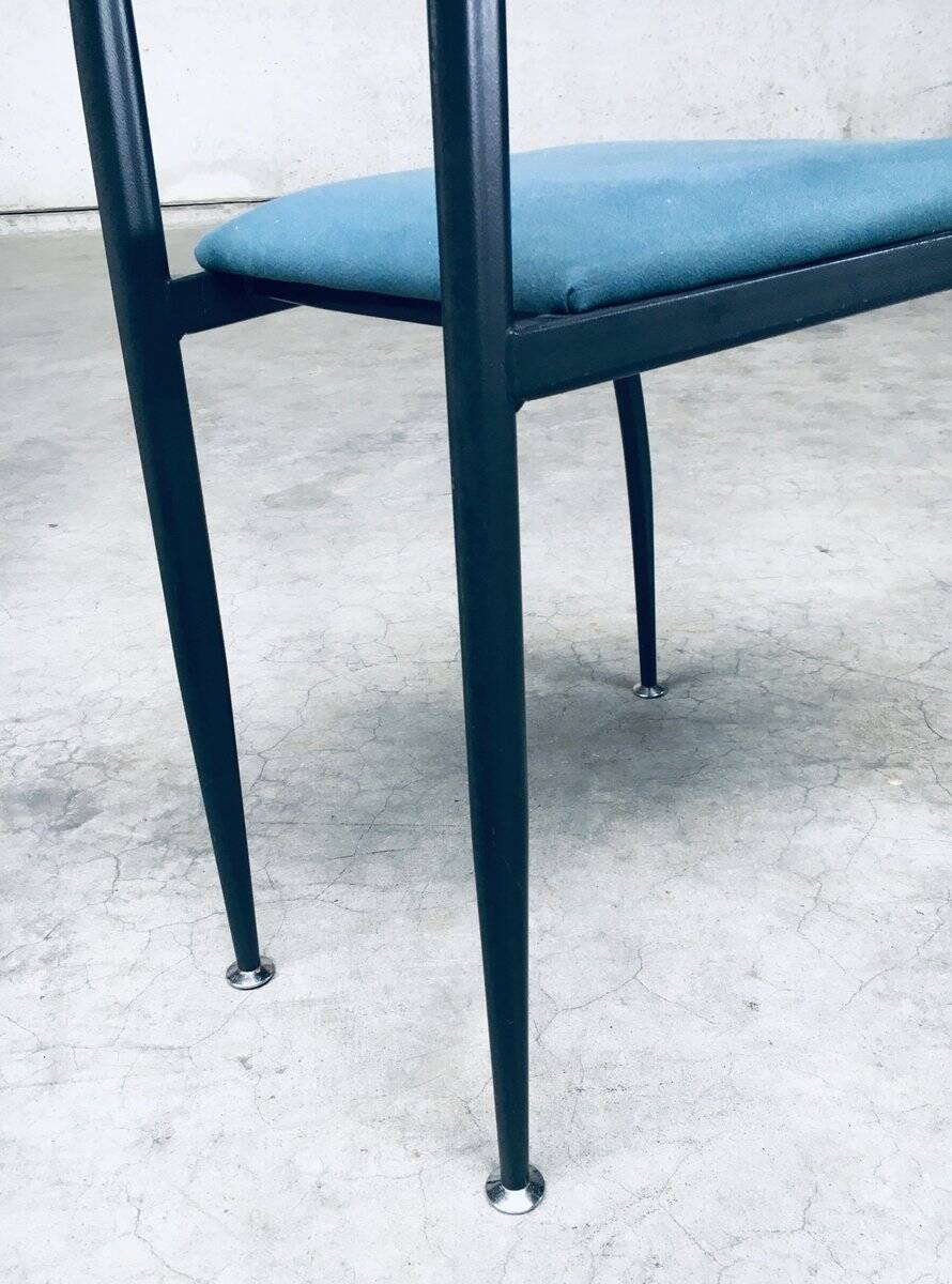 Postmodern Lolly Dining Chair Set from Fly Line, Italy, 1980s, Set of 9