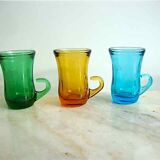 8-cup set of vintage coffee cups