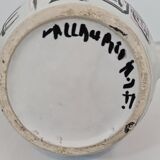 Ceramic vase enamelled by François RE in Vallauris 1960