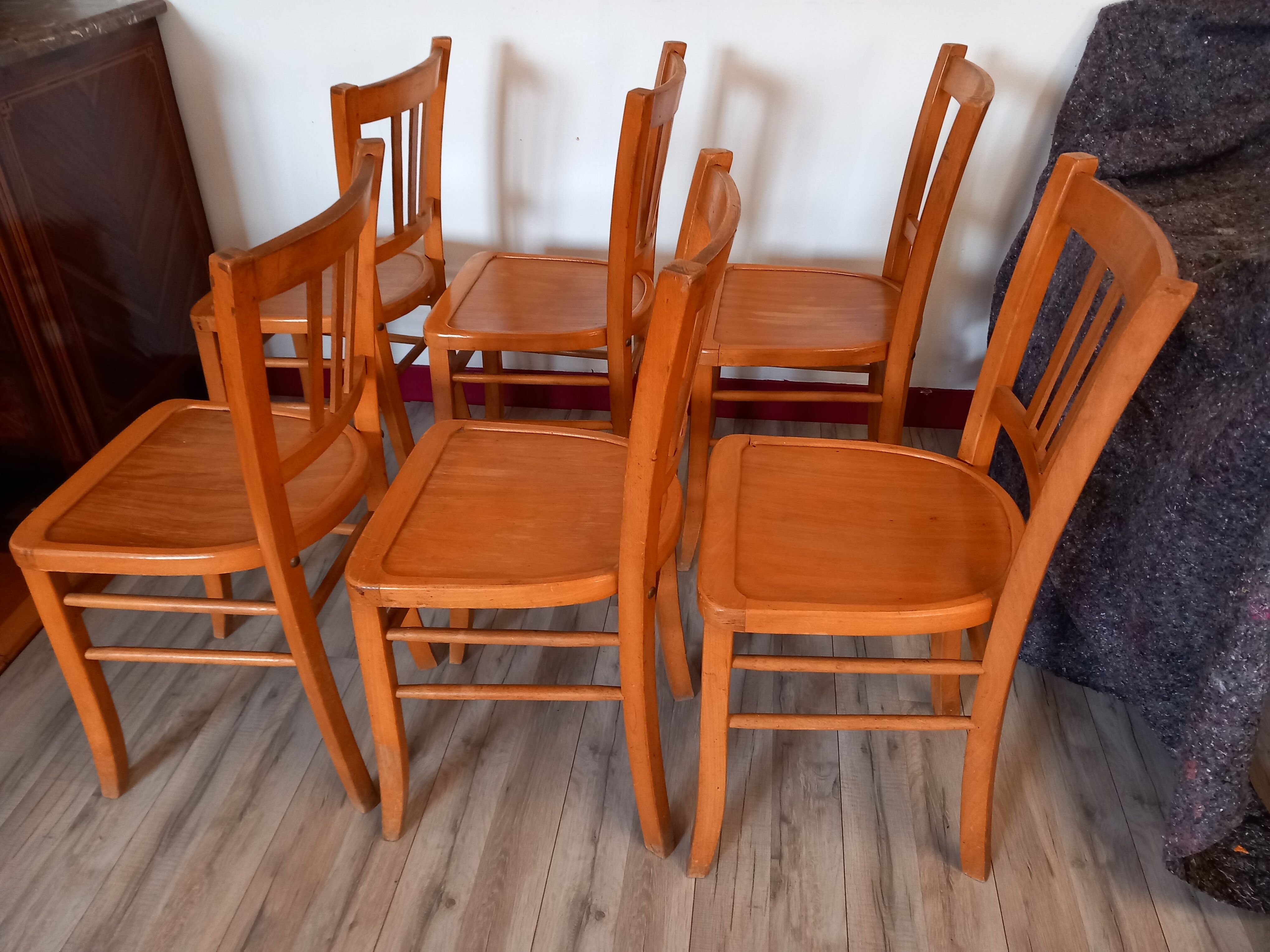 6 chairs luterma 1950