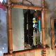 Lot of 4 antique mirrors with bamboo encadrment