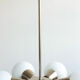 Silver Sputnik chandelier by Jaroslav Bejvl for Kamenický Šenov, 1970s