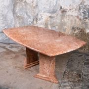 Table en marbre sculpturale, France, 1980s