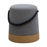 Pouf culbuto cider poov gris et liège