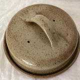 Cheese dome plate Stoneware
