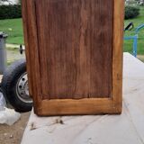 Industrial wood storage cabinet